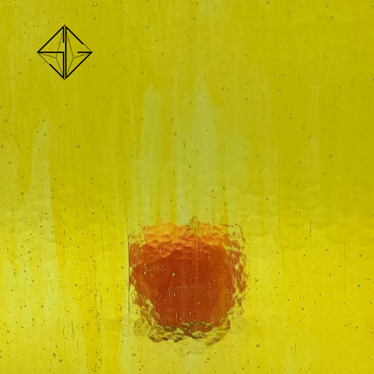 Цветно релефно стъкло Antik cathedral- Yellow