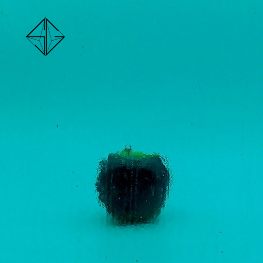 Цветно релефно стъкло Double Rolled- Aqua Blue-green