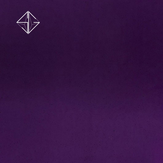 Цветно релефно стъкло Double Rolled- Dark Violet - Image 3