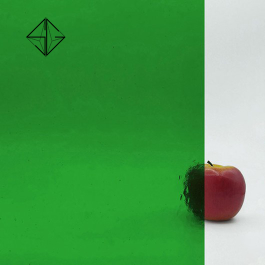 Цветно релефно стъкло Double Rolled- Medium Green - Image 2